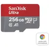 Image de SanDisk Ultra - Carte mÃ©moire flash (adaptateur microSDXC vers SD inclus(e)) - 256 Go - A1 / UHS Class 1 / Class10 - microSDXC UHS-I