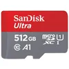 Image de SanDisk Ultra - Carte mémoire flash (adaptateur microSDXC vers SD inclus(e)) - 512 Go - A1 / UHS Class 1 / Class10 - microSDXC UHS-I