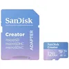 Image de SanDisk Creator - Carte mÃ©moire flash (adaptateur microSDXC vers SD inclus(e)) - 128 Go - A2 / Video Class V30 / UHS-I U3 - microSDXC UHS-I