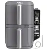 Image de Air fryer Ninja Double Stack XL, 2 tiroirs avec thermosonde intelligente Smart Cook 9,5 L   Noir | SL451EU 