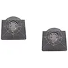Image de Lot de 2 filtres Ã  charbon TYPE 303 (21,5 x 21 x 4 cm) pour hotte Elica - Indesit - Beko - Gorenje - Smeg - Whirlpool