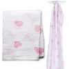 Image de Lange Mousseline - Coeurs Roses