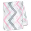 Image de Lange En Bambou - Chevron Rose