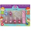 Image de Suncoat Kit de mini vernis à ongles fille 6 mini vernis à ongles + lime à ongles + autocollants 2 ml
