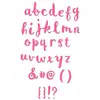 Image de Thinlits Set de 38 Dies alphabet lettres minuscules