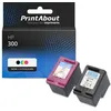 Image de Cartouche compatible HP 300 (CN637EE) - Noir + 3 couleurs - Multipack
