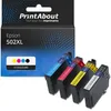 Image de Cartouche compatible Epson 502XL (C13T02W64010) - 4 couleurs - Grande capacité - Multipack