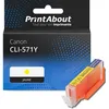 Image de Cartouche compatible Canon CLI-571Y - Jaune