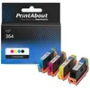 Image de Cartouche compatible HP 364 (N9J73AE) - 4 couleurs - Multipack