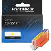 Image de Cartouche compatible Canon CLI-551Y - Jaune