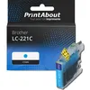 Image de Cartouche compatible Brother LC-221C - Cyan