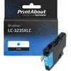 Image de Cartouche compatible Brother LC-3235XLC - Cyan - Grande capacité