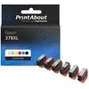 Image de Cartouche compatible Epson 378XL (C13T37984010) - 6 couleurs - Grande capacité - Multipack