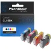Image de Cartouche compatible Canon CLI-8BK - 4 couleurs - Multipack