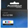 Image de Cartouche compatible Canon CLI-521BK - 4 couleurs - Multipack