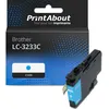 Image de Cartouche compatible Brother LC-3233C - Cyan