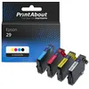 Image de Cartouche compatible Epson 29 (C13T29864012) - 4 couleurs - Multipack