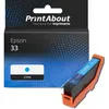 Image de Cartouche compatible Epson 33 (C13T33424012) - Cyan