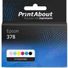 Image de Cartouche compatible Epson 378 (T3781/82/83/84/85/86) - 6 couleurs - Multipack