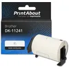 Image de Étiquette compatible Brother DK-11241 - (102 mm x 152 mm) - Noir sur blanc
