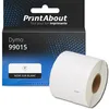 Image de Étiquette compatible Dymo 99015 - (54 mm x 70 mm) - Noir sur blanc
