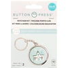 Image de Button Press Kit porte-clés à personnaliser x 2 pcs
