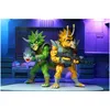 Image de Les Tortues Ninja - Pack 2 Figurines Captain Zarax & Zork 18 Cm