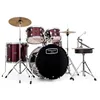 Image de Batterie Tornado By Mapex Fusion 18'' - 5 Futs - Burgundy