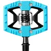 Image de Crankbrothers Double Shot 2 PÃ©dale De Bicyclette Bleu 2 PiÃ¨ce(S)