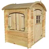 Image de Timbela M505-1 Maisonnette En Bois Avec Sol En Bois - Maison De Jardin Pour Enfants Pour L'exterieur - H145 X 105 X 130 Cm, 1.1 MÂ²