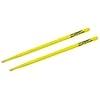 Image de Zildjian 5acwdgy Neon - Baguettes 5a Acorn - Baguettes Batterie - Hickory 5a - Couleur Neon Jaune - Longueur 41,27 Cm