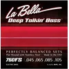 Image de Labella 760fs - Jeu De Cordes Basse Ãlectrique Deep Talkin' Bass Flats - 45-105