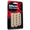 Image de Dimarzio Dm2001aw - Capot Pour Simple Bobinage - Blanc Antique - Micro Guitare Ãlectrique