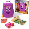 Image de Dora - Sac Ã Dos + Accessoires - Sac D'Aventure Avec Carte, Jumelles & Boussole - Faites Bouger Ses Yeux Et Sa Bouche - Dessin AnimÃ© Jouet Maison De PoupÃ©e - Jouet Enfant 3 Ans Et +