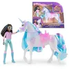 Image de Unicorn Academy - L'Ecole des Licornes - Licorne Glacier + PoupÃ©e Layla - Licorne, PoupÃ©e Et Accessoires Ã Collectionner - Jouets InspirÃ©s De La SÃ©rie L'Ecole des Licornes - Jouet Enfant 4 Ans Et +