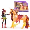 Image de Unicorn Academy - L'Ecole des Licornes - Licorne Cinder + PoupÃ©e Valentina - Licorne, PoupÃ©e Et Accessoires Ã Collectionner- Jouets InspirÃ©s De La SÃ©rie L'Ecole des Licornes - Jouet Enfant 4 Ans Et +