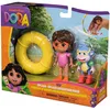 Image de Dora - Coffret Cadeau Aventure ExpÃ©dition Aquatique - Figurine Ã Collectionner - 2 Figurines & 1 Accessoire - Dessin AnimÃ© Jouet Maison De PoupÃ©e - Jouet Enfant 3 Ans Et +