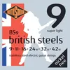 Image de Rotosound Bs9 British Steels 9-42 Cordes Acier Inoxydable Pour Guitare Ãlectrique