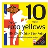 Image de Rotosound R10-2 Roto Yellows Double Decker - Jeu De Cordes Guitare Ãlectrique - 10-46