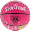 Image de Ballon De Basket Spaldingmarble Rose Rainbaw T6 Rose 93859