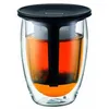 Image de Bodum - K11153-01 - Tea For One - Set Verre - 0,35 L - Filtre En Nylon - Noir