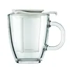 Image de Set Mug En Verre 0.35l Et Son Filtre En Nylon Blanc K11239-913 Yo-Yo Set