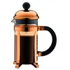 Image de Bodum 1923-18 Chambord CafetiÃ¨re Ã  Piston pour 3 Tasses Verre Cuivre 35 cl