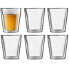 Image de Bodum Canteen Set 6 Verres Double Paroi 0.2 L Transparent