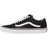Image de Vans Old Skool Baskets En Toile Noire / Blanche Pour Homme - 44 1/2