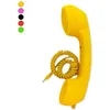 Image de CombinÃ© fixe filaire filaire kitsch tÃ©lÃ©phone rÃ©tro micro haut-par bleu * Dimensions : 220 x 60 x 50 mm * MatiÃ¨re : plastique * C...