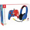 Image de Pack Manette Filaire Rematch + Casque Super Mario Switch Airlite Pdp