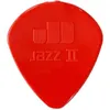 Image de Mediator Nylon Jazz Ii 118 Red Extremite Arrondie 24 Pack