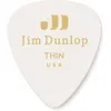 Image de Dunlop 483p01th - MÃ©diators Genuine Celluloid Classic, Pack De 12, White, Thin