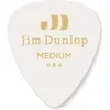 Image de Dunlop 483p01m - MÃ©diators Genuine Celluloid Classic, Pack De 12, White, Medium